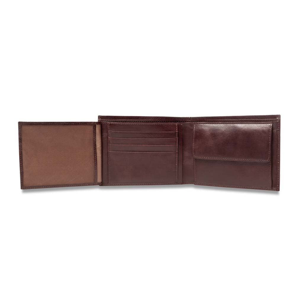 Picard Landscape Apache Leather Wallet - Chestnut