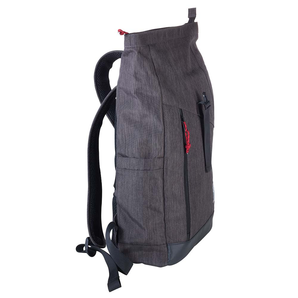 Troika Roll Top Backpack with Metal Snap Closure - Business Rolltop