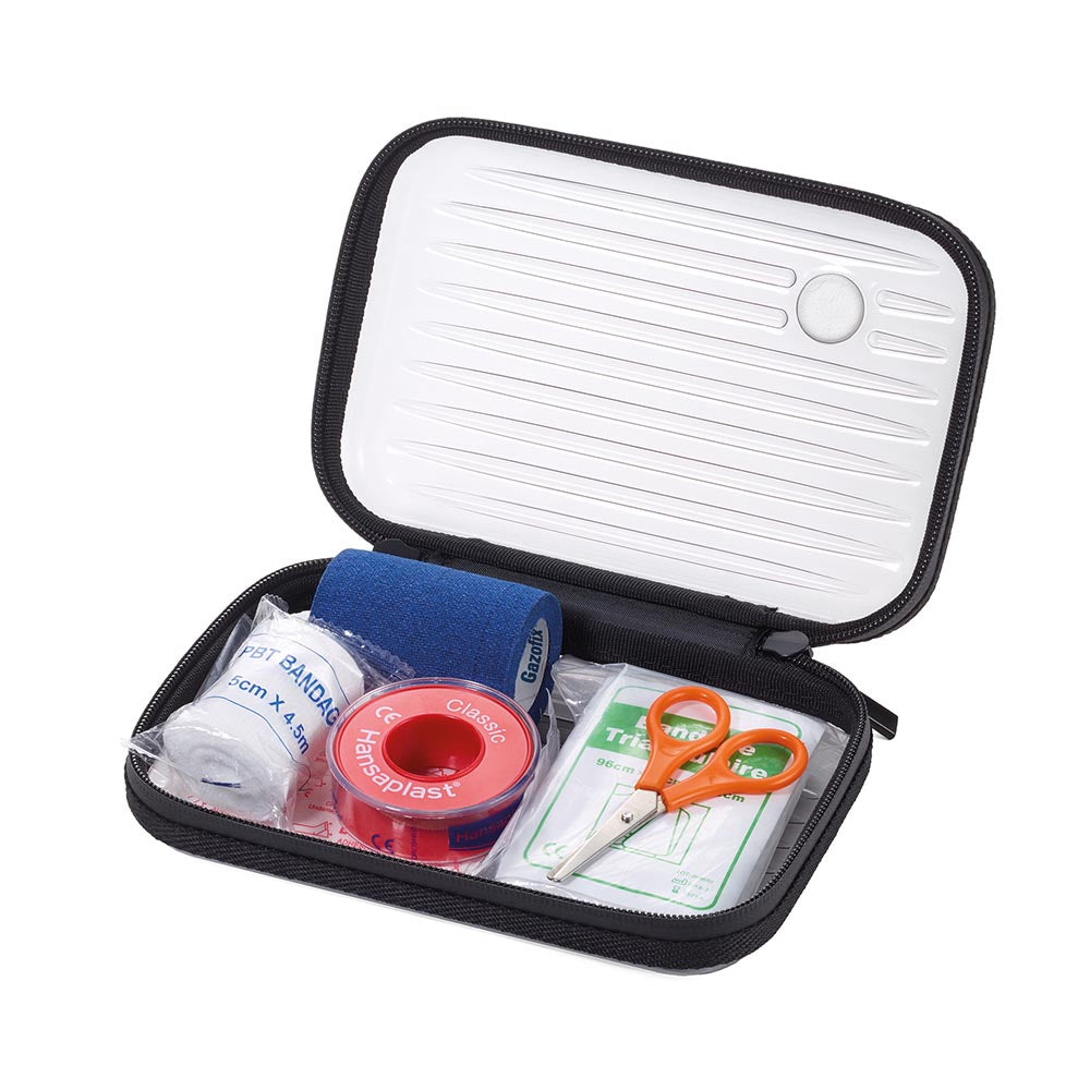 Troika Organiser Travel Case with Zip Transparent Clear Case