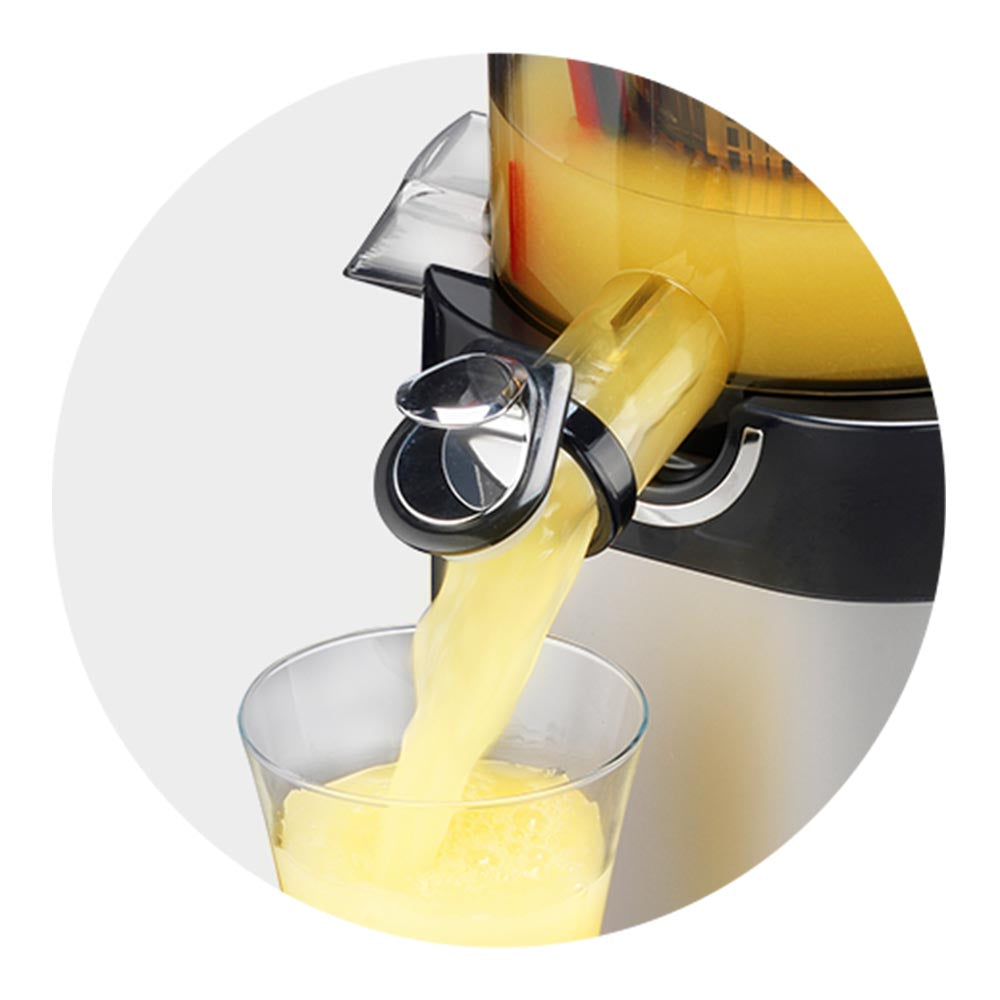 Kuvings CS600 Whole Slow Juicer / Cold Press Commercial Silver Stainless Steel Base