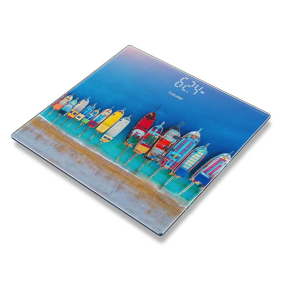Beurer GS 215 Glass Bathroom Scale - Boats