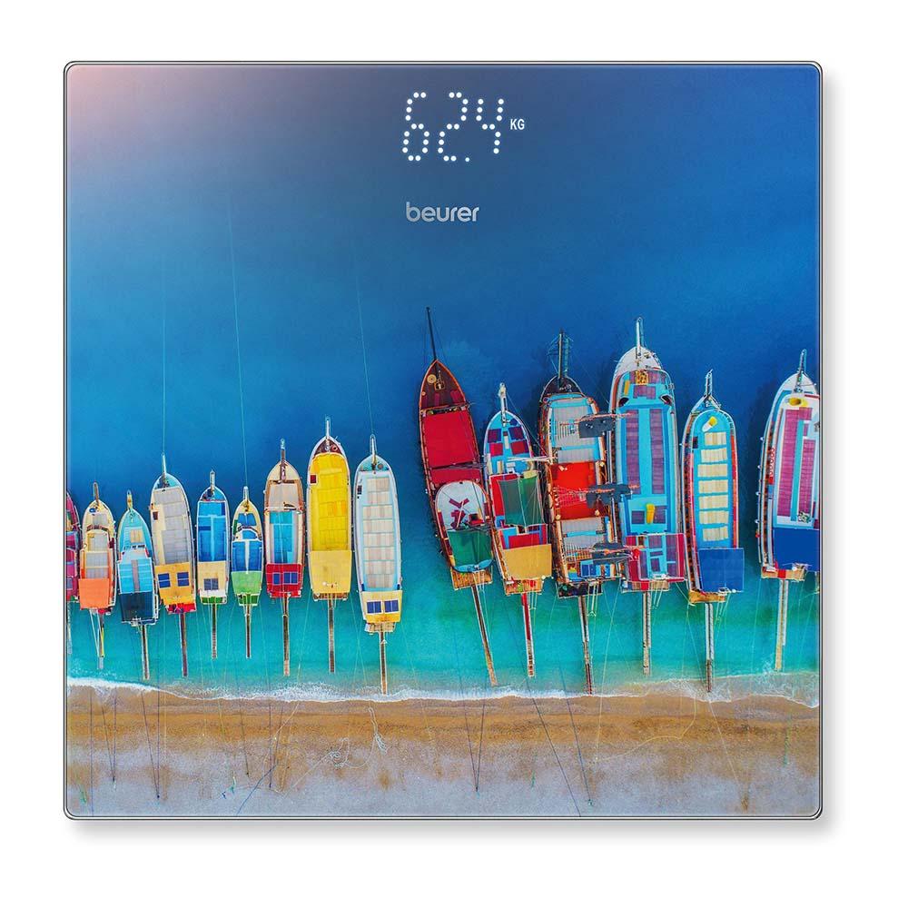 Beurer GS 215 Glass Bathroom Scale - Boats