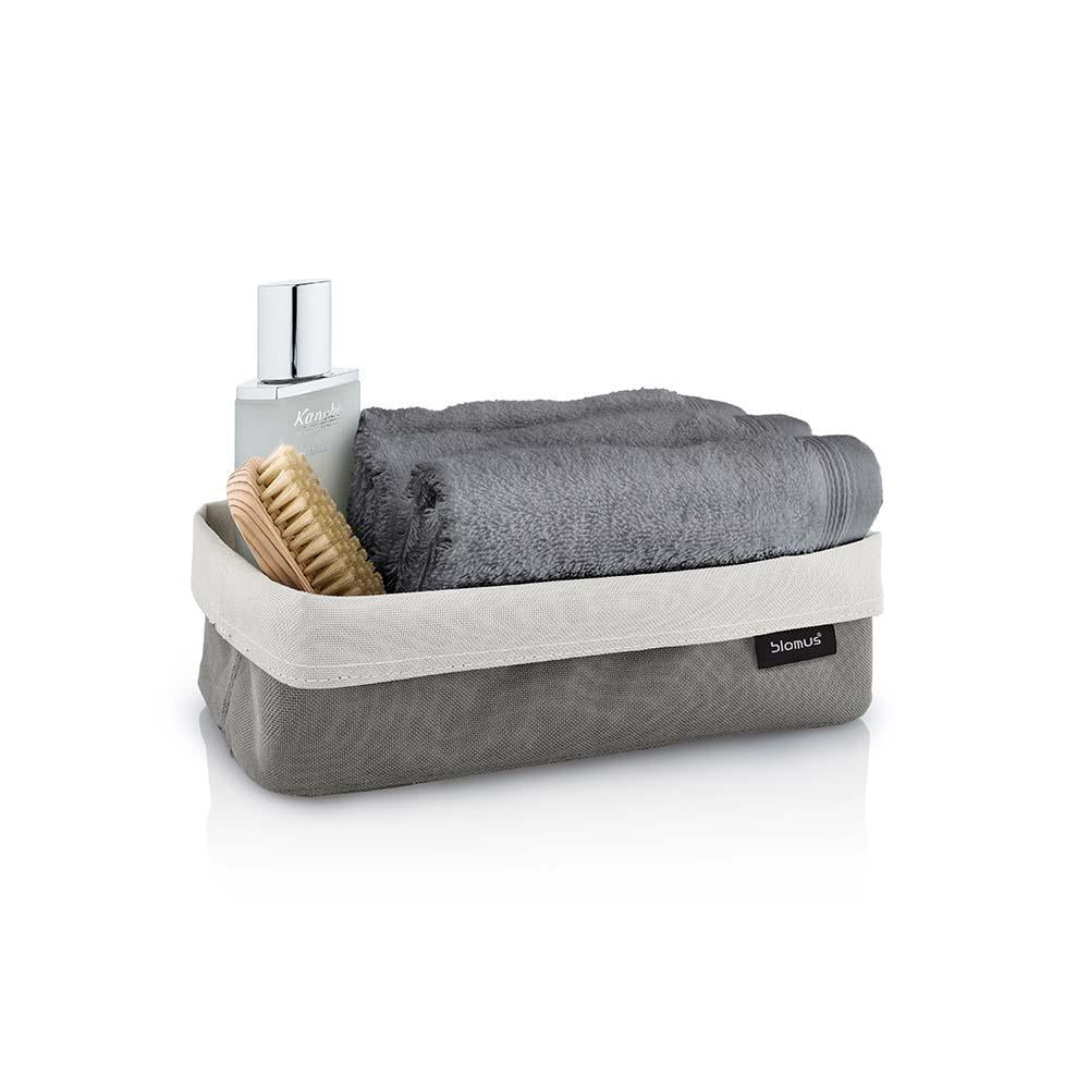 Blomus Ara Large Reversible Storage Basket - Sand & Taupe