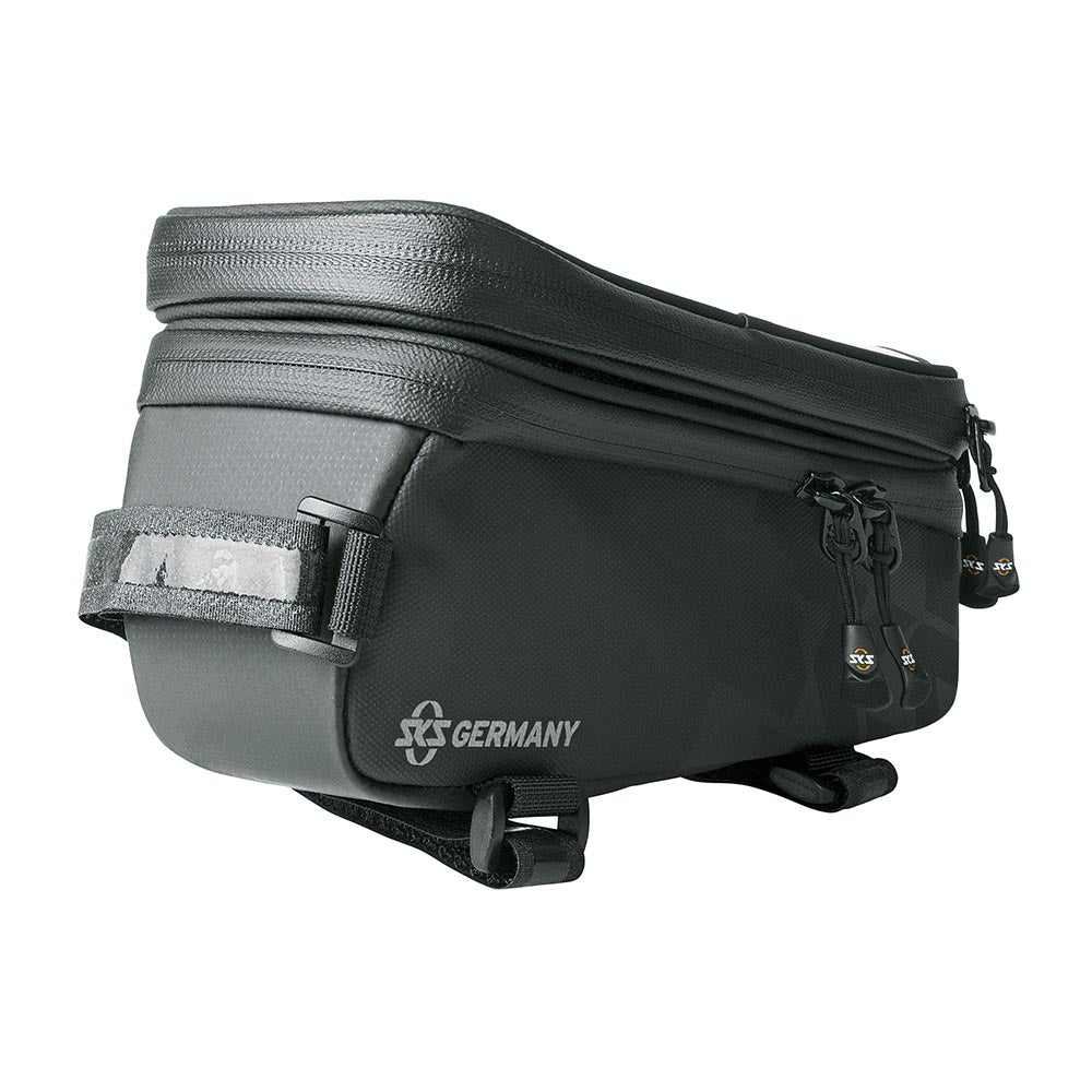 SKS Bike Top Tube Bag with Clear Smartphone Pouch - EXPLORER SMART Black