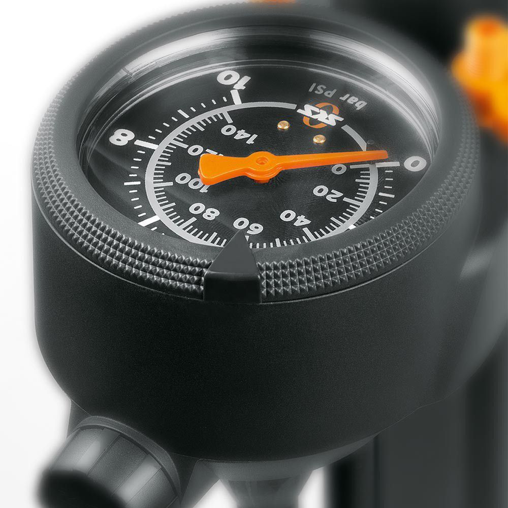 SKS Bicycle Floor Pump With Multivalve Airworx Plus 10.0 Black