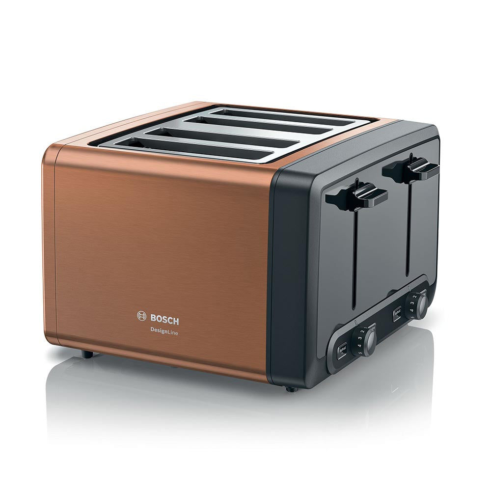 Bosch DesignLine Toaster 4 Slice - Copper