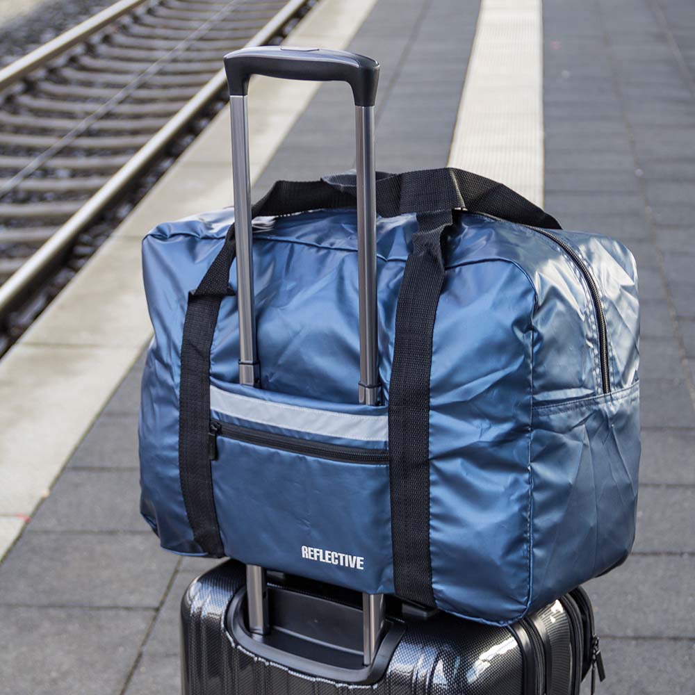 Troika Foldable Travel Bag 24l - Reflective Blue