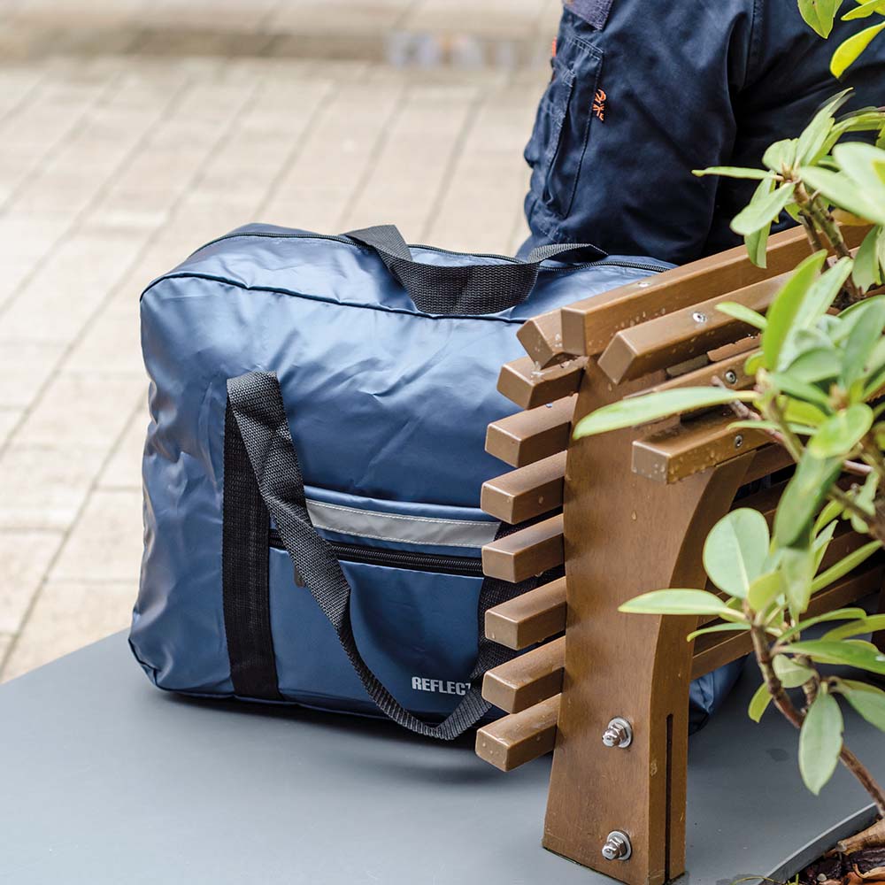 Troika Foldable Travel Bag 24l - Reflective Blue