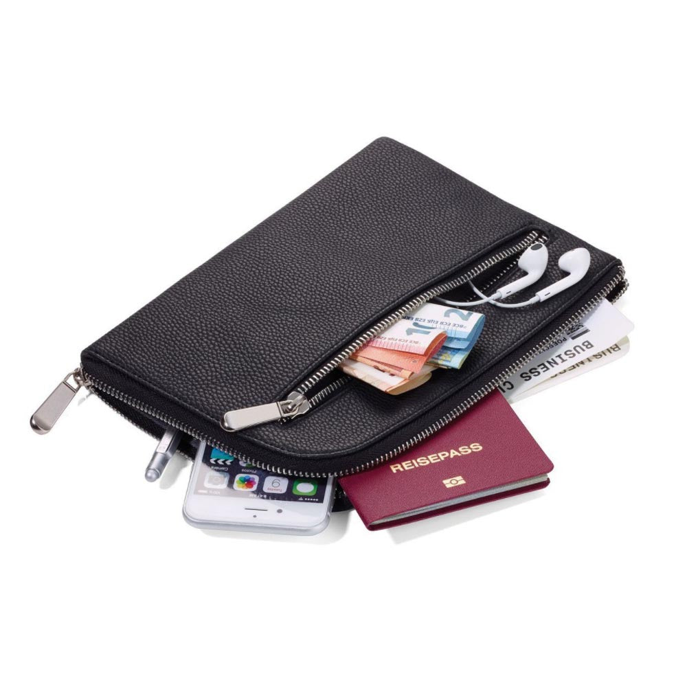 Troika Travel Case with Zip World Traveller - Black