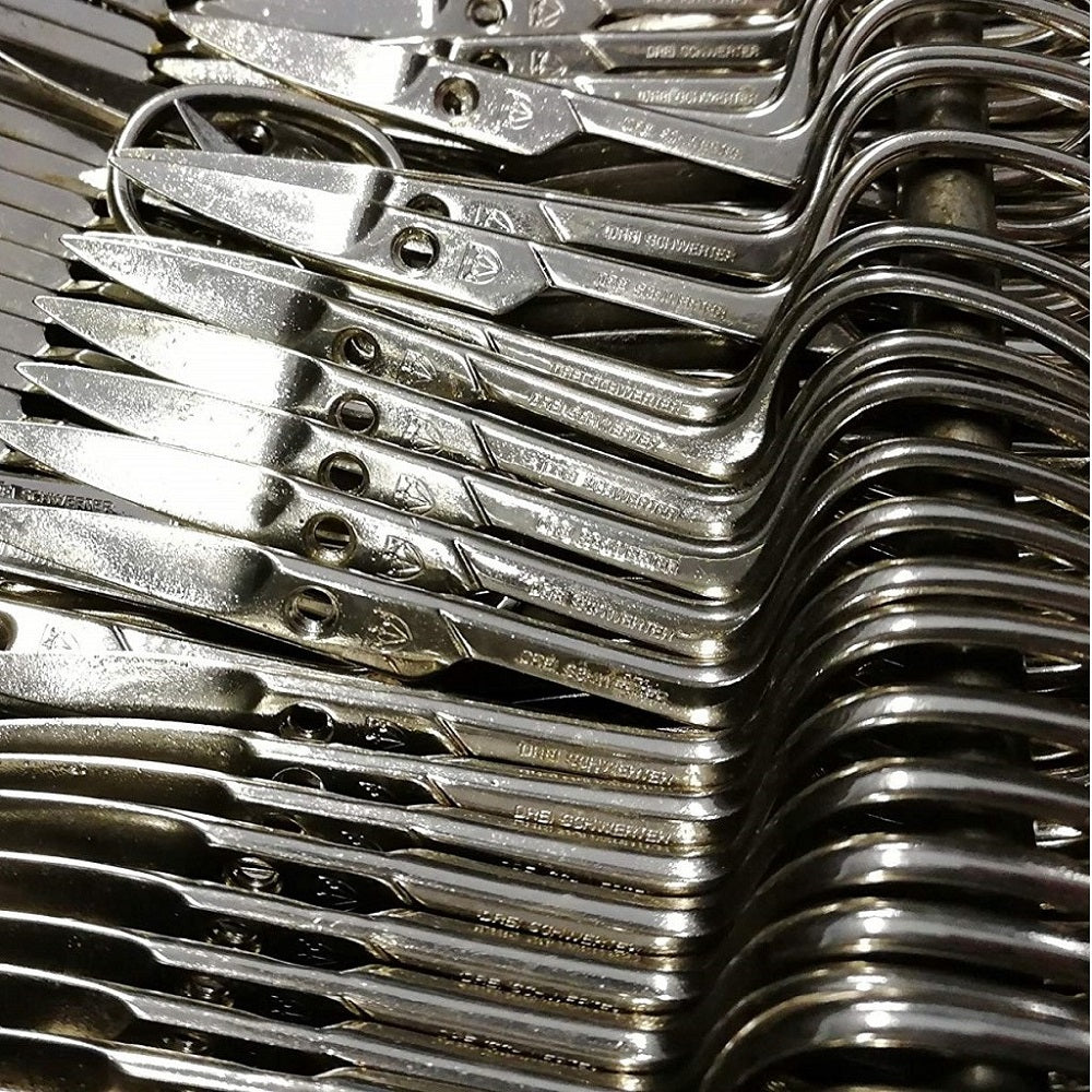 3 Swords Manicure Set: 16 Handmade Steel Nail Tools in a Black Leather Look Case 9210 PN