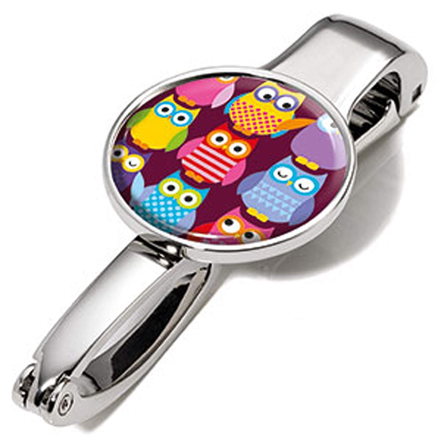 TROIKA Handbag Holder with Bag Clip ā Owls