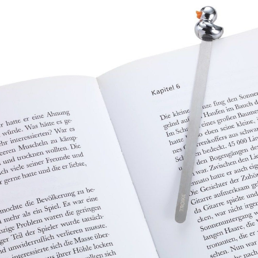 TROIKA Bookmark DUCK SILVER