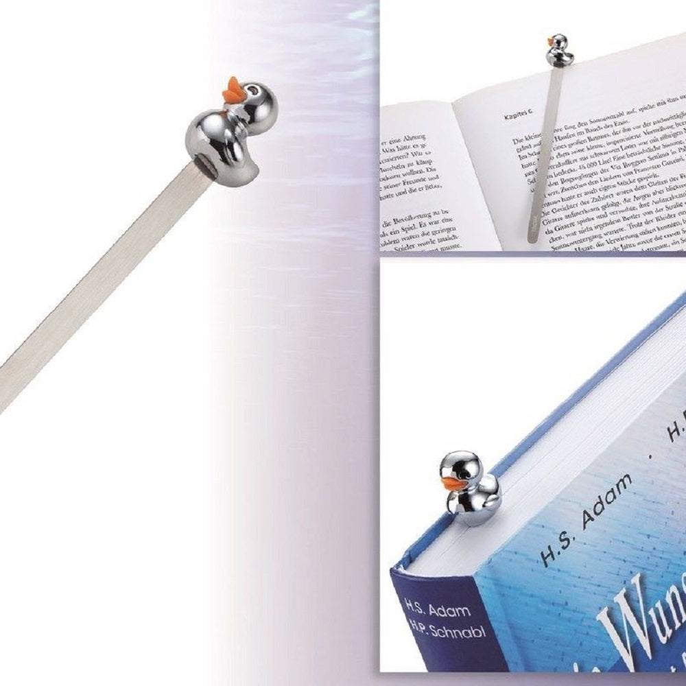TROIKA Bookmark DUCK SILVER