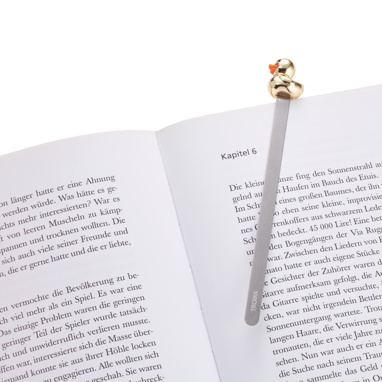 TROIKA Bookmark DUCK GOLD