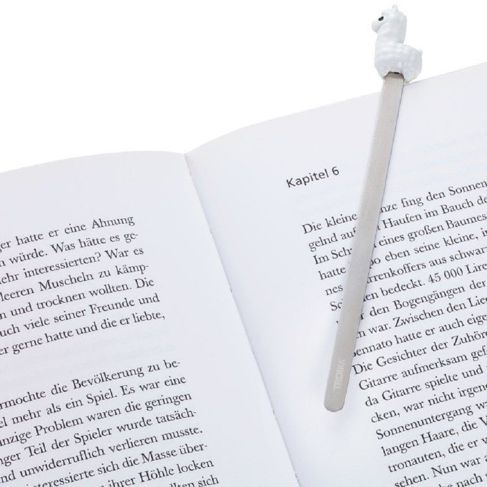 TROIKA Bookmark ALPACA WHITE