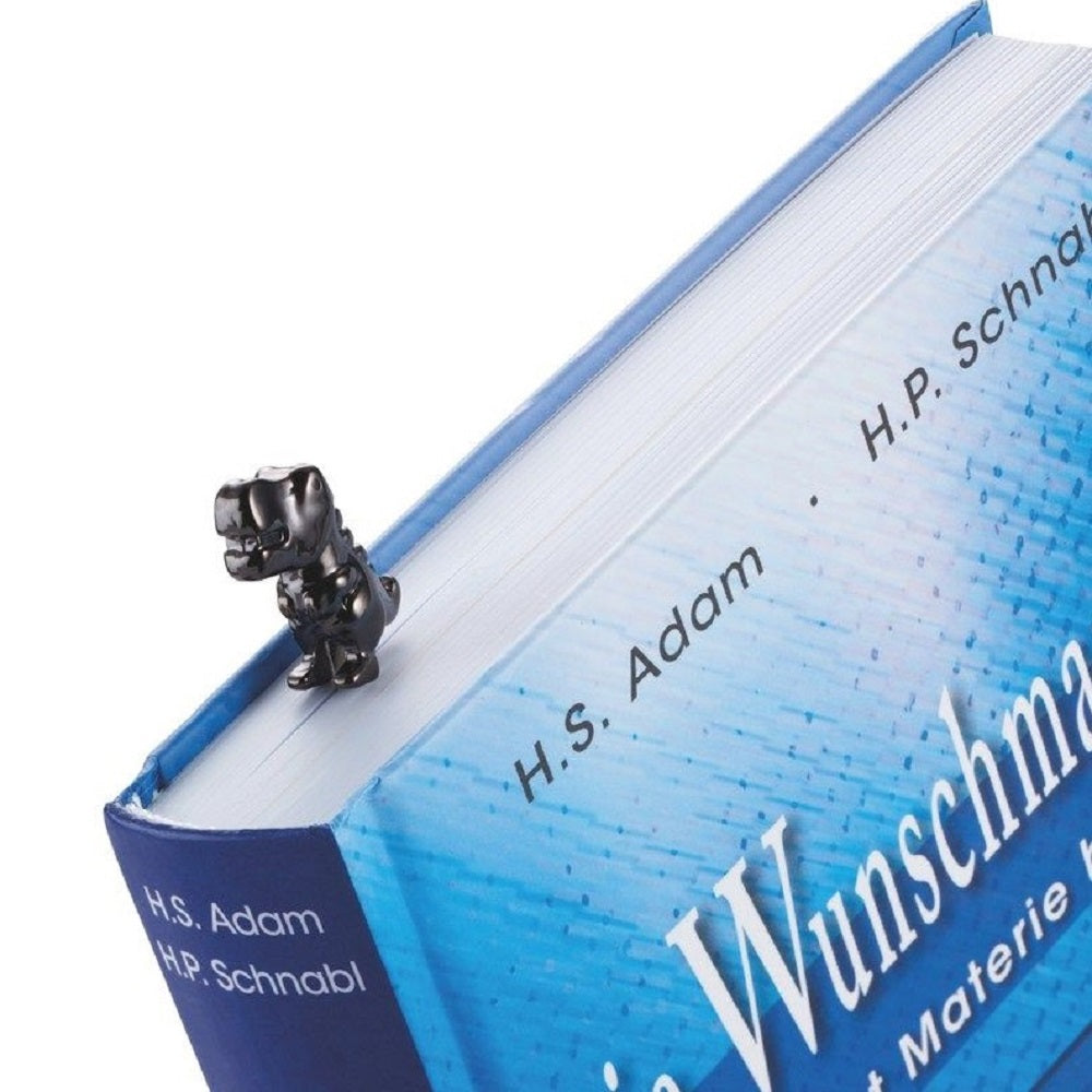 TROIKA Bookmark T-REX GUNMETAL GREY