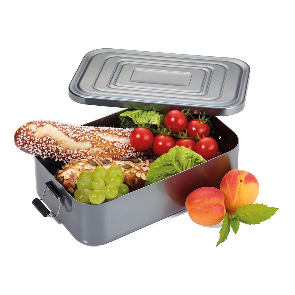 Troika Lunchbox XL with Clip-Lock - XL Aluminium