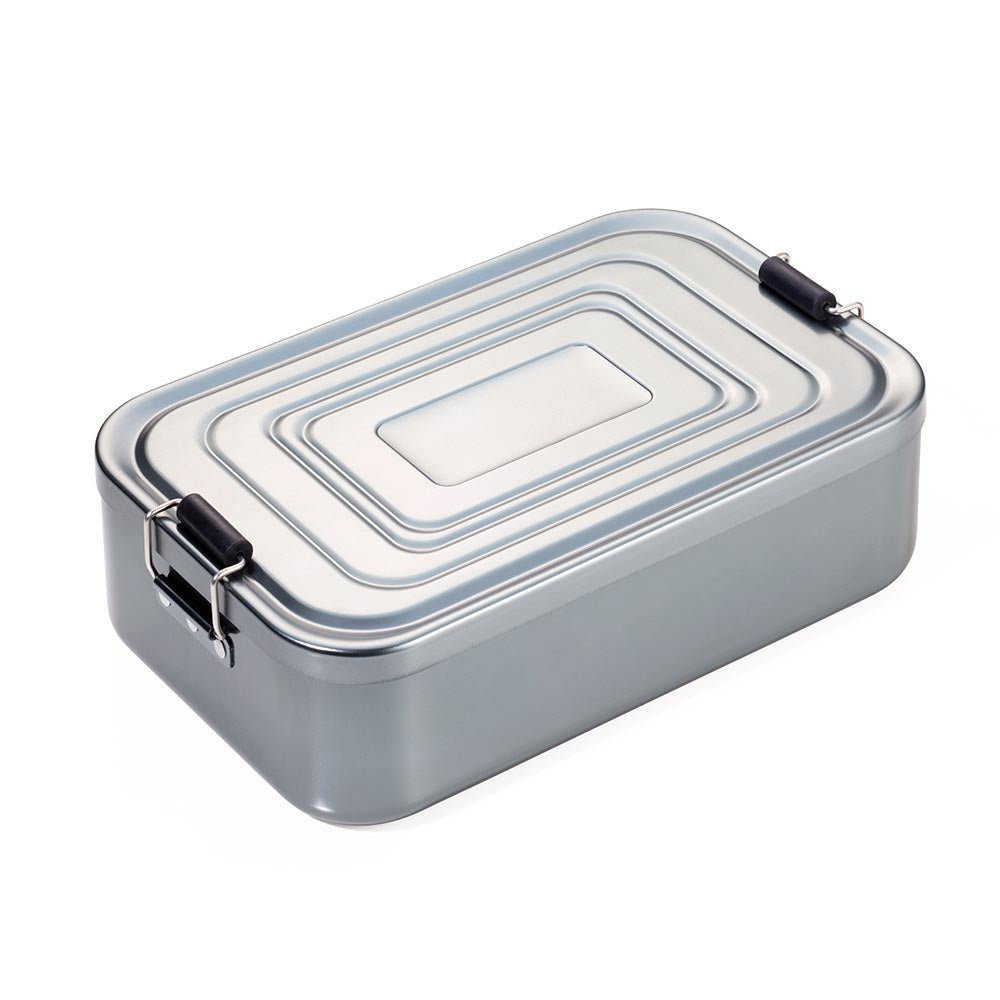 Troika Lunchbox XL with Clip-Lock - XL Aluminium