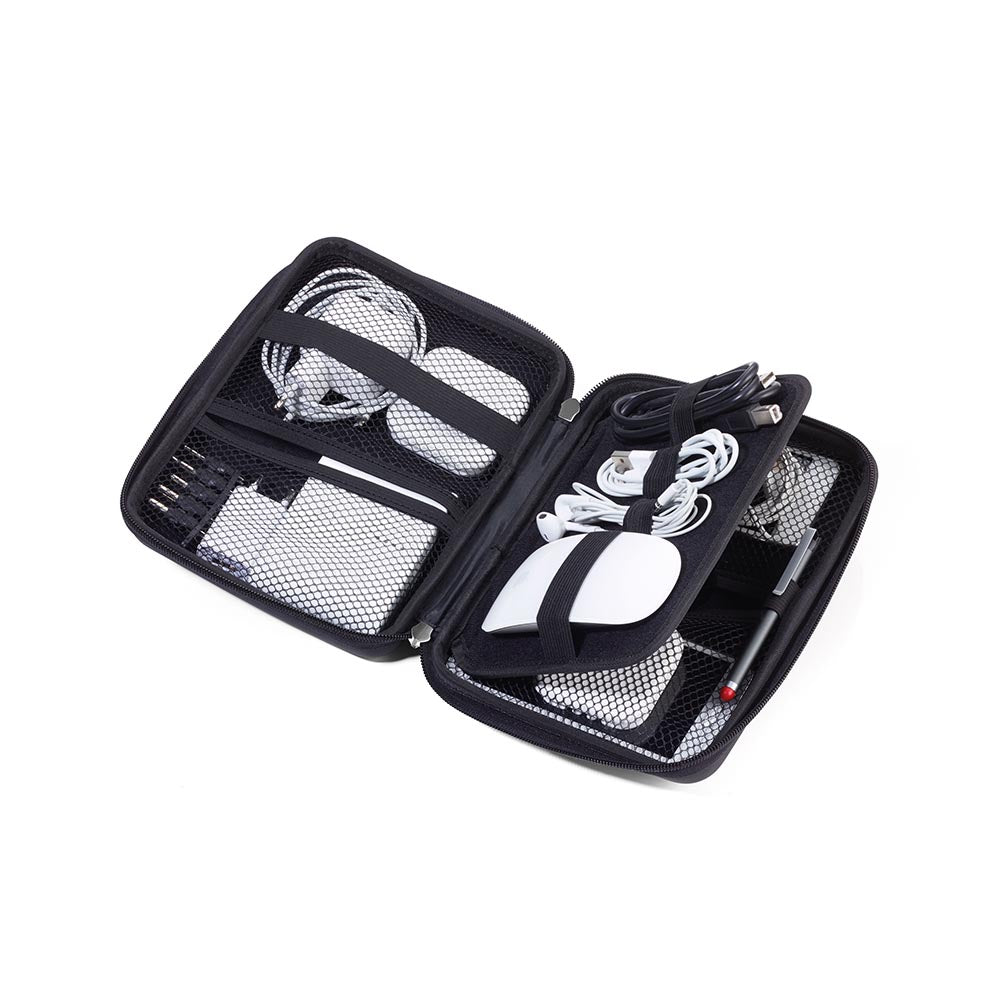 TROIKA Organiser Case with Zip ALLES IN ORDNUNG ā Black