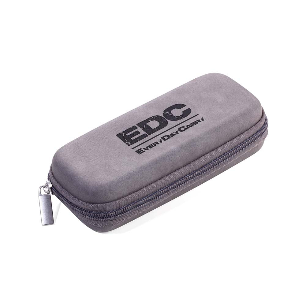 TROIKA Organiser Case with Zip CASE STUDY - Grey