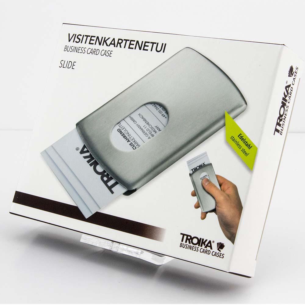 TROIKA Business Card Case SLIDE