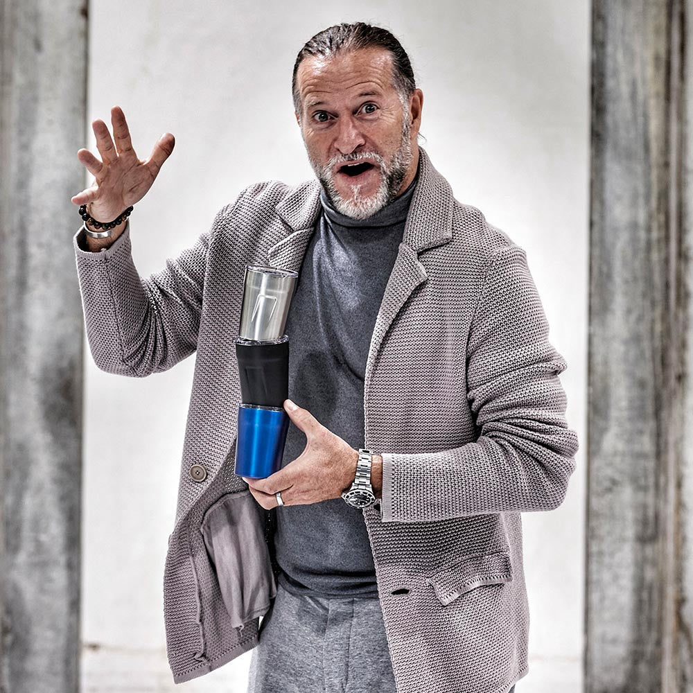 Troika Travel Mug Double-Walled Insulation for 160ml Double Espresso - Black