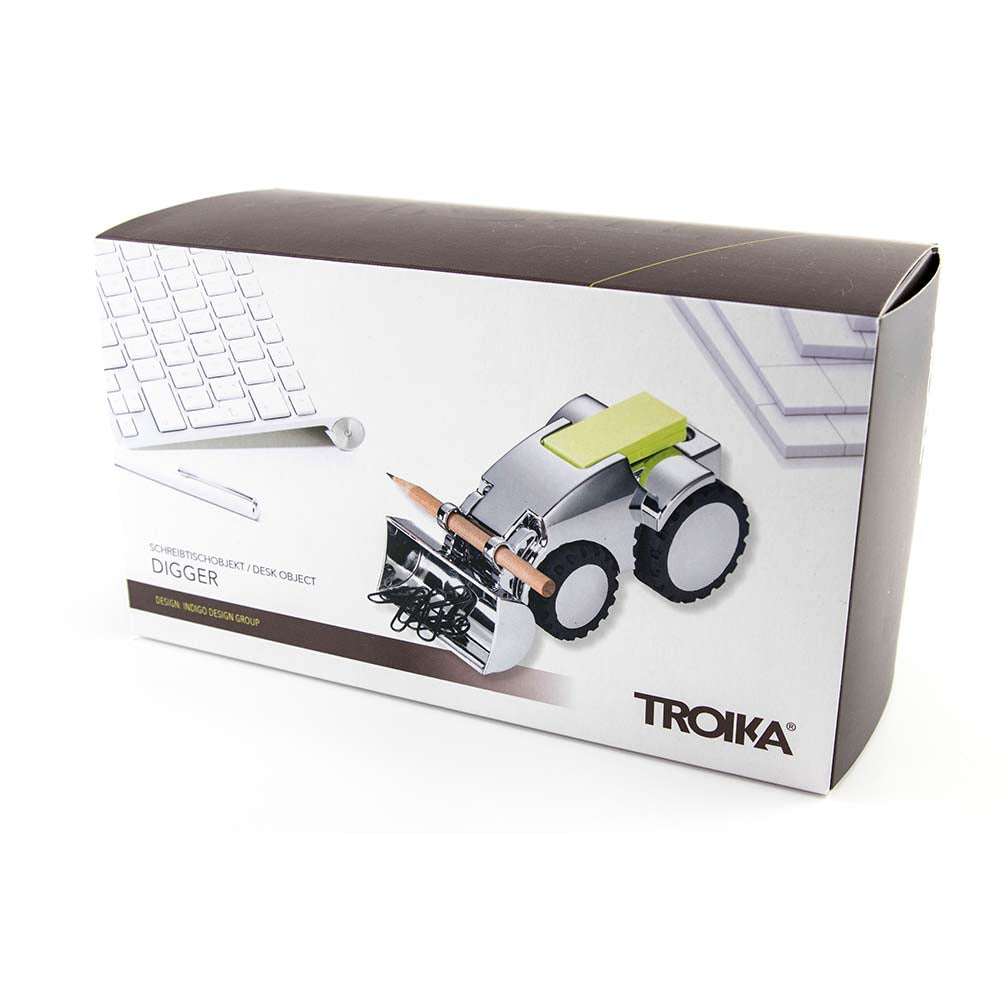 Troika Paper Weight with Magnet for Paperclips Digger