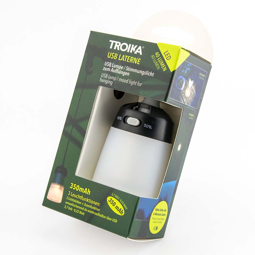 TROIKA Powerful Hanging Lamp - USB Rechargeable