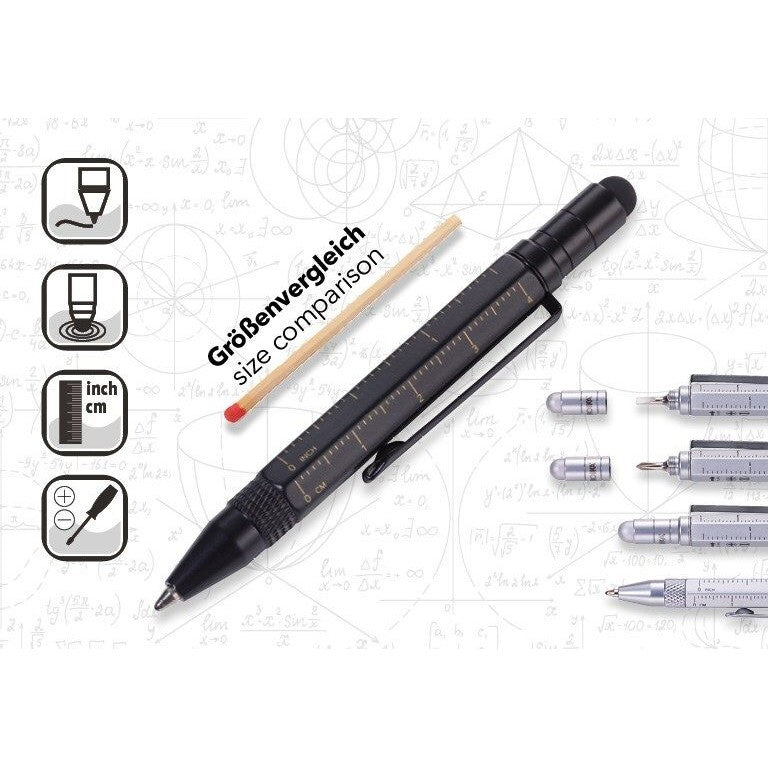 TROIKA Notepad A7 & Mini Ballpoint Pen Toolkit LILIPAD+LILIPUT Black/Gold