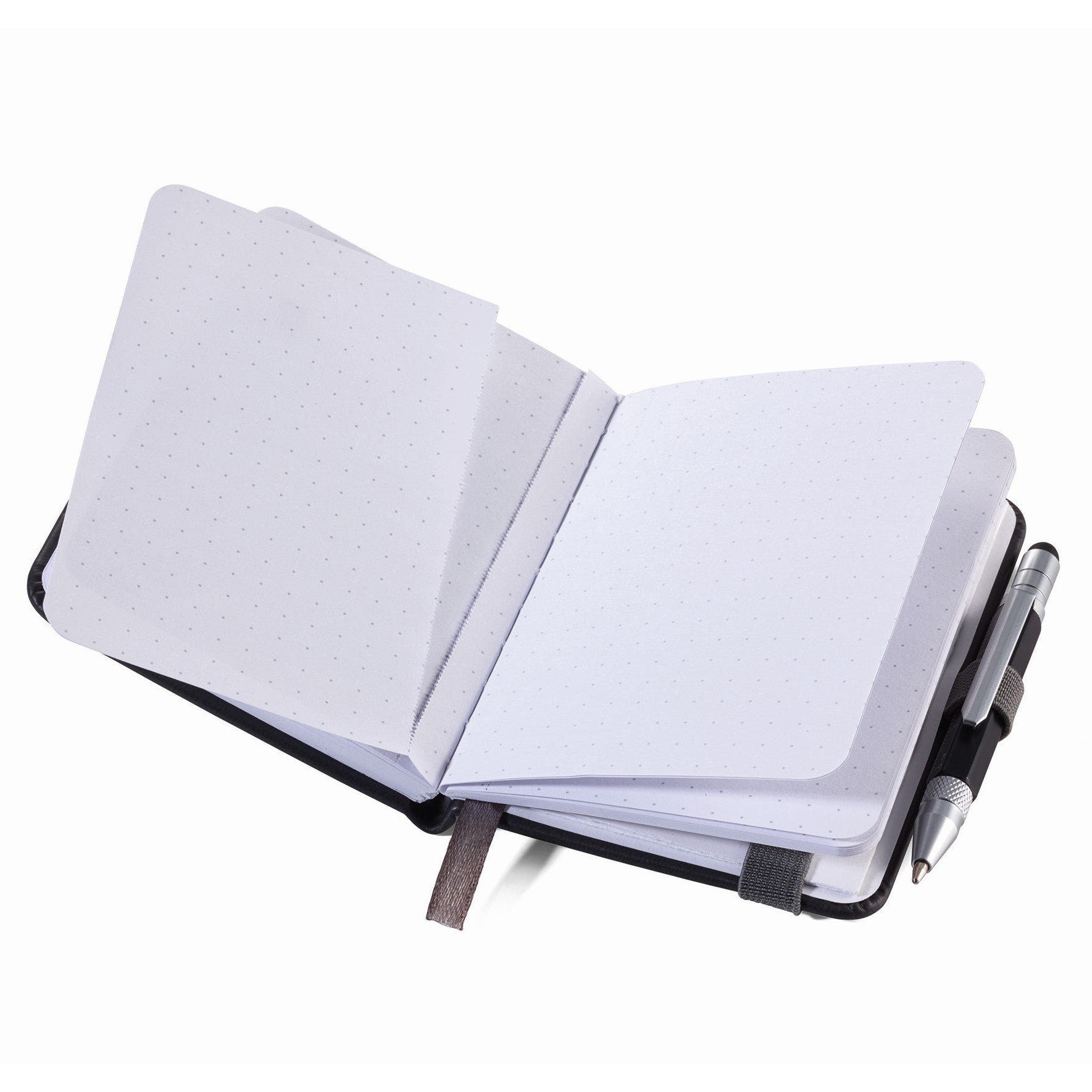 TROIKA Notepad A7 & Mini Ballpoint Pen Toolkit LILIPAD+LILIPUT Black/Gold