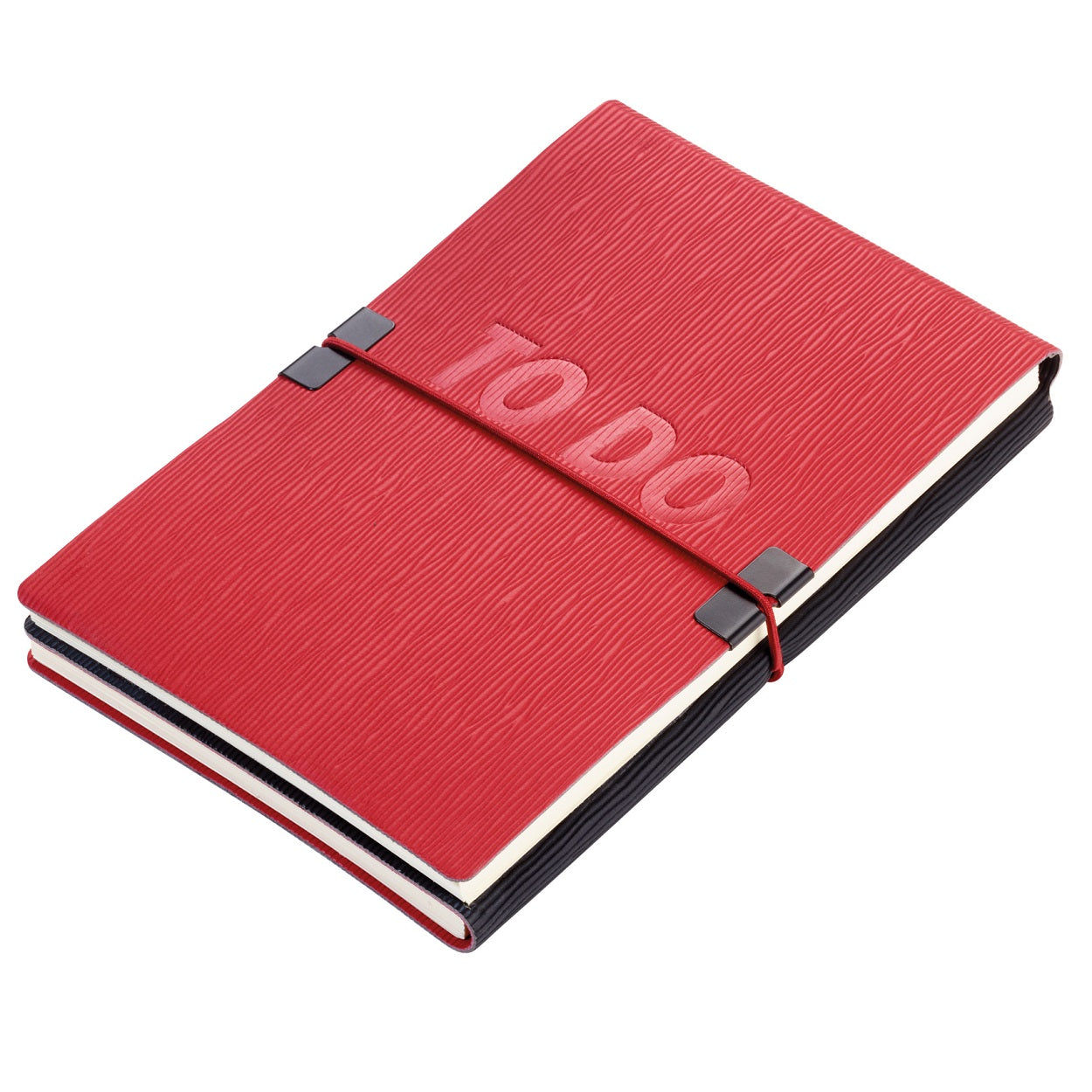 TROIKA Notepads DIN A6 with Back-to-Back Notepads NOTES and TO DO
