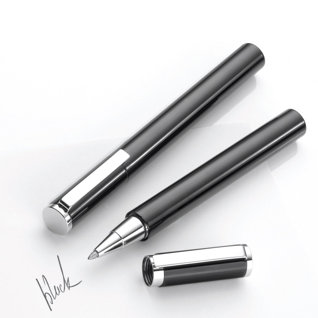 TROIKA Rollerball Pen BLACK IS BEAUTIFUL