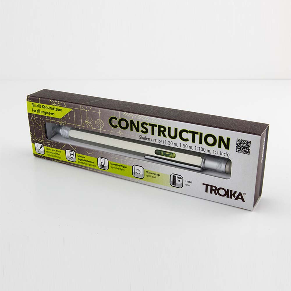 Troika Multitasking ballpoint pen "CONSTRUCTION" (Metallic Gold)