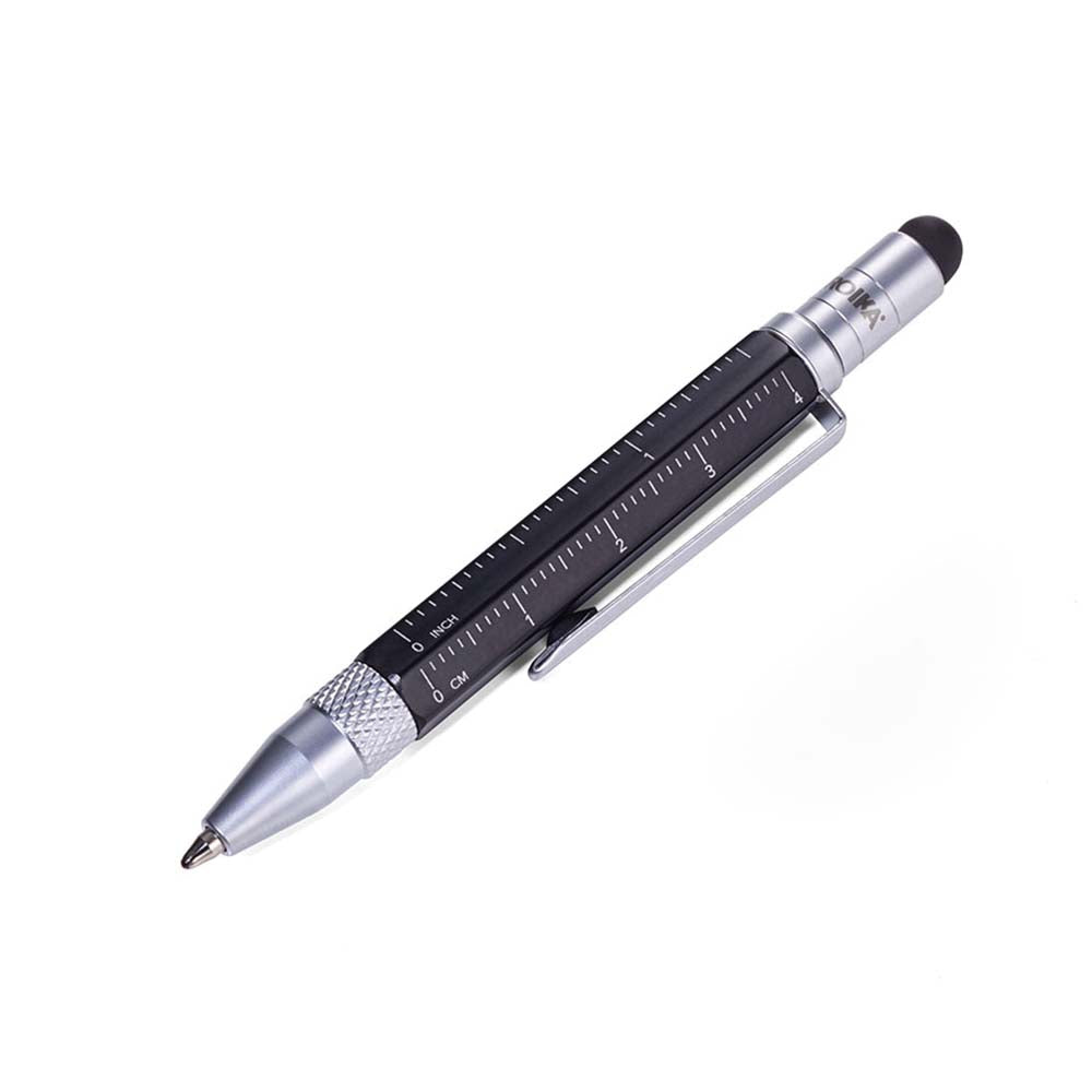 TROIKA Multitasking Mini Ballpoint Pen CONSTRUCTION - Black