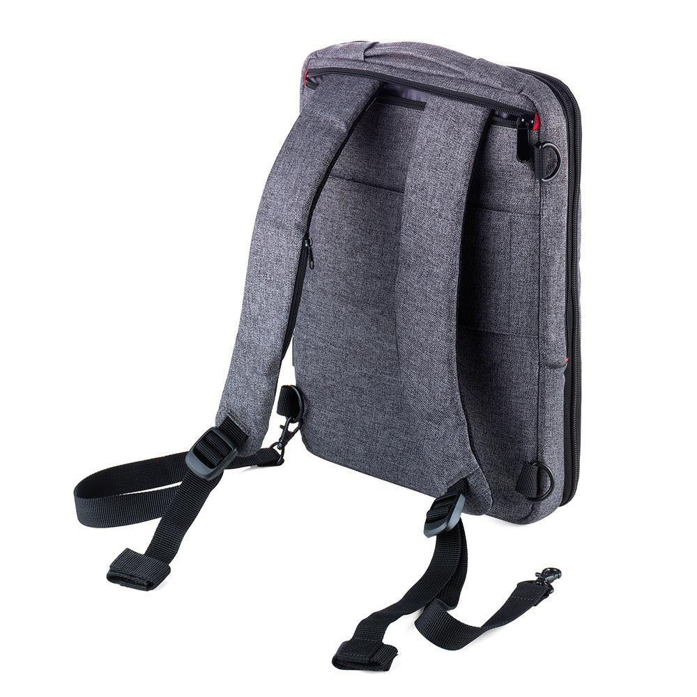 Troika Backpack for Laptops with Integrated USB Cable Saftsack