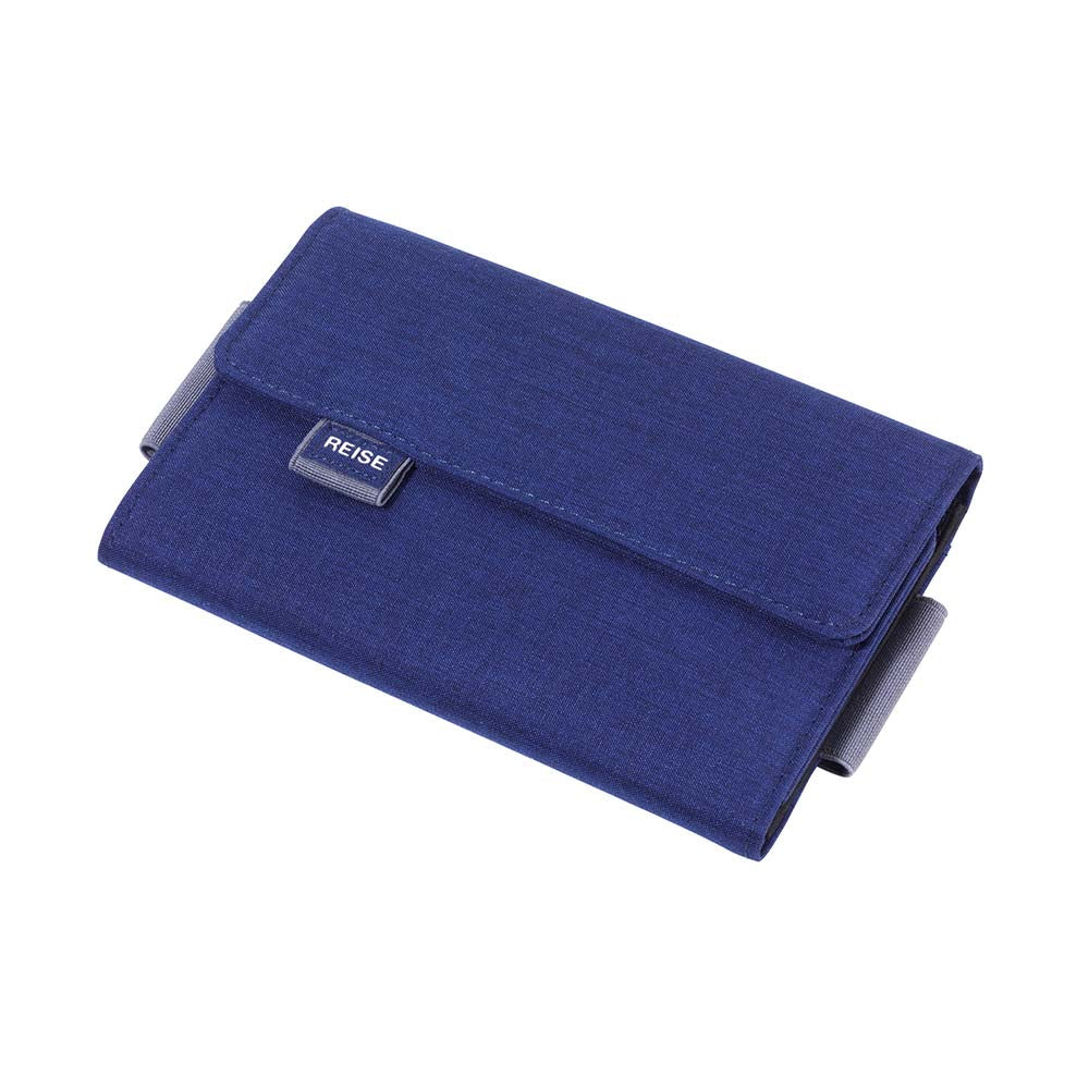 TROIKA Organiser Document RFID Travel Case TRAVEL OFFICE - Blue/Grey