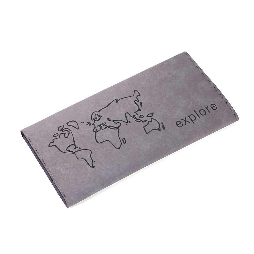 TROIKA Organiser Case for Travel Documents EXPLORE - Grey