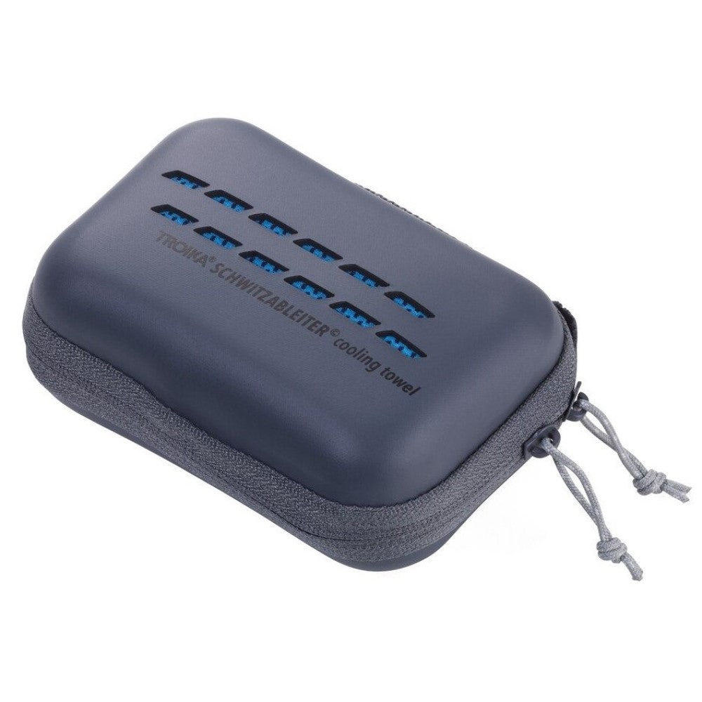 TROIKA Fitness Towel with Natural Cooling Effect Microfibre Dark Blue