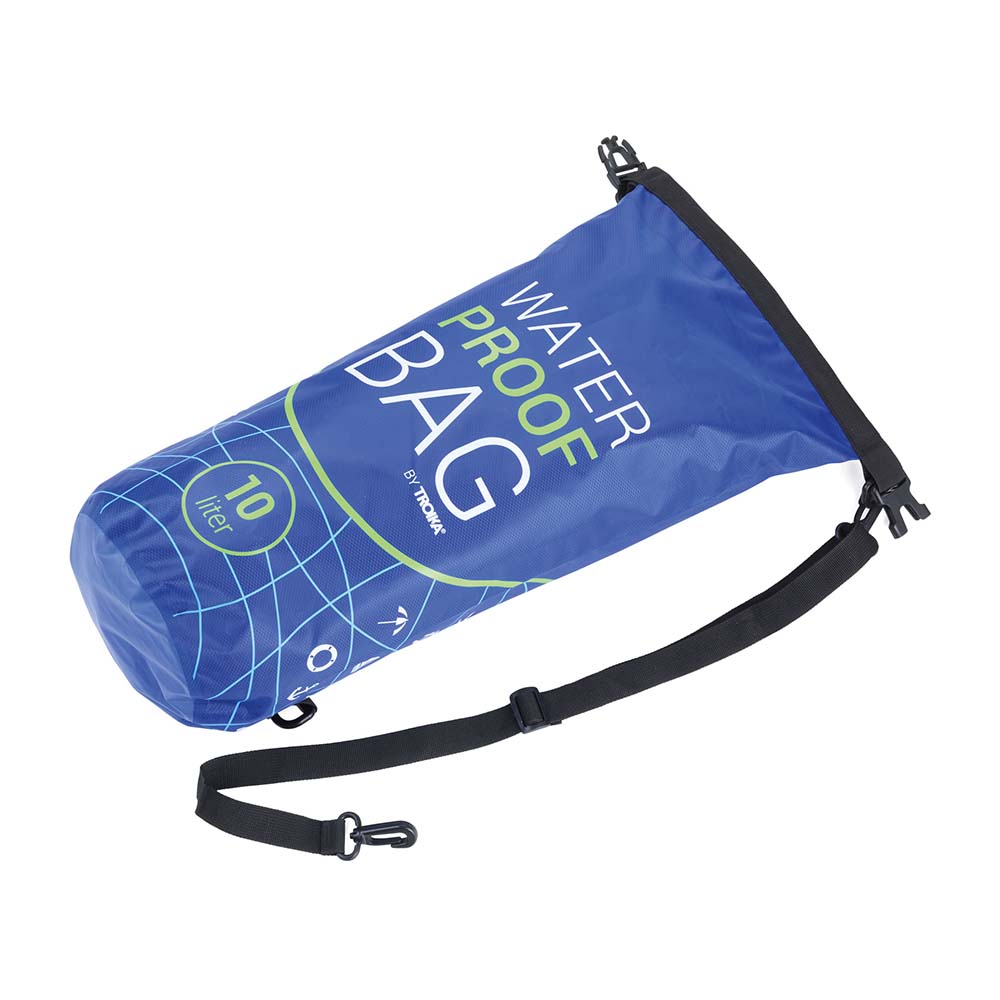 TROIKA Outdoor Bag WATERPROOF BAG 10L Capacity - Blue