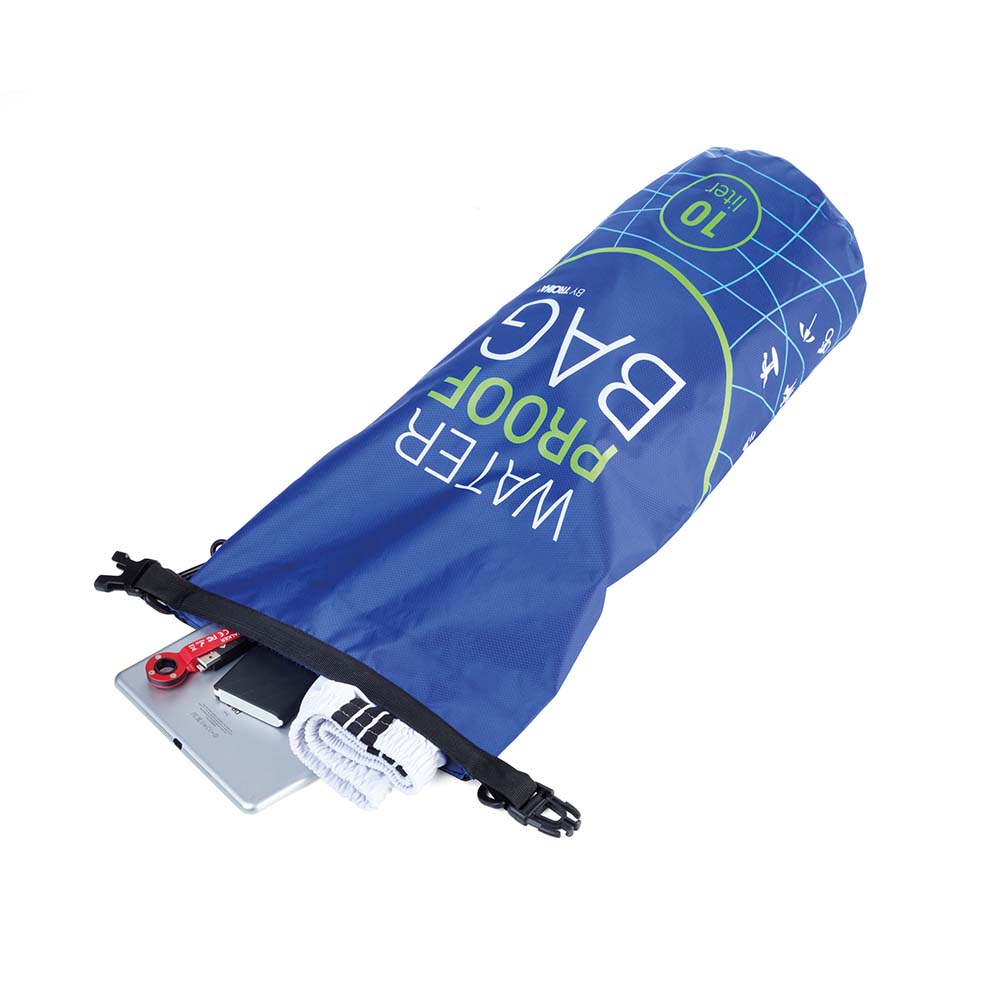 TROIKA Outdoor Bag WATERPROOF BAG 10L Capacity - Blue