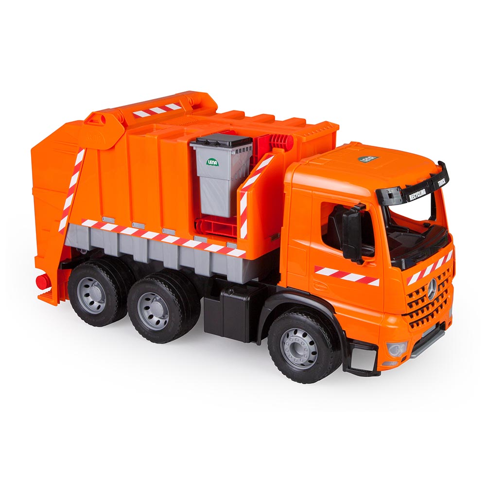 LENA Toy Garbage Truck XL GIGA TRUCKS Mercedes Arocs Replica 71 x 28 x 40cm (Display Box)