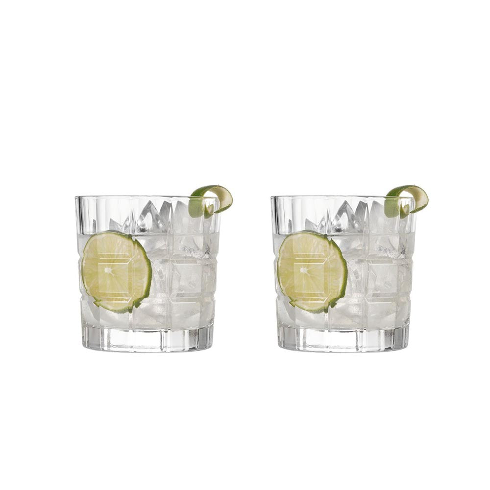 Leonardo Glass Tumbler Short Gin 360ml - Set of 2