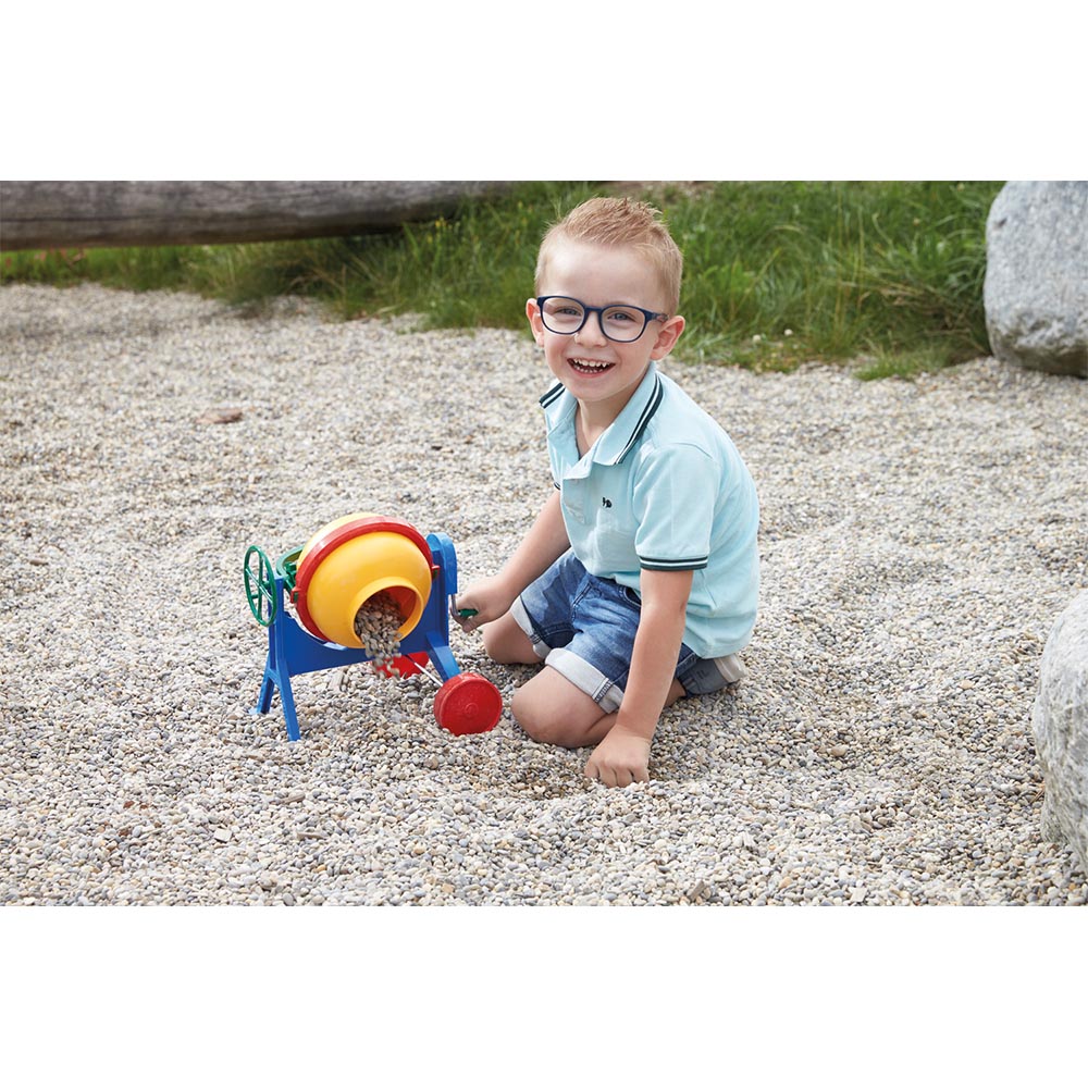 Lena Toy Concrete Mixer Multi-Coloured Large 28cm