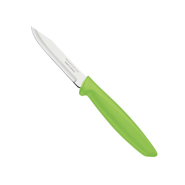 Tramontina Plenus 8cm Smooth Stainless Steel Pairing/Peeling Knife - Green