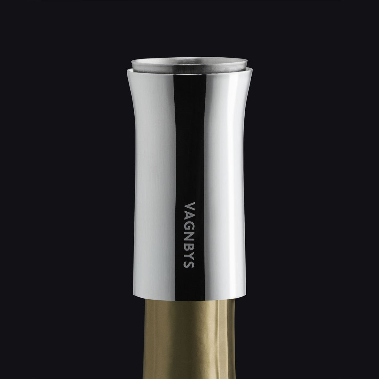 VAGNBYS Champagne Pourer: Preserves MCC Bubbles. Prevents Dripping. Elegant Stainless-Steel Conserves the Taste & Quality