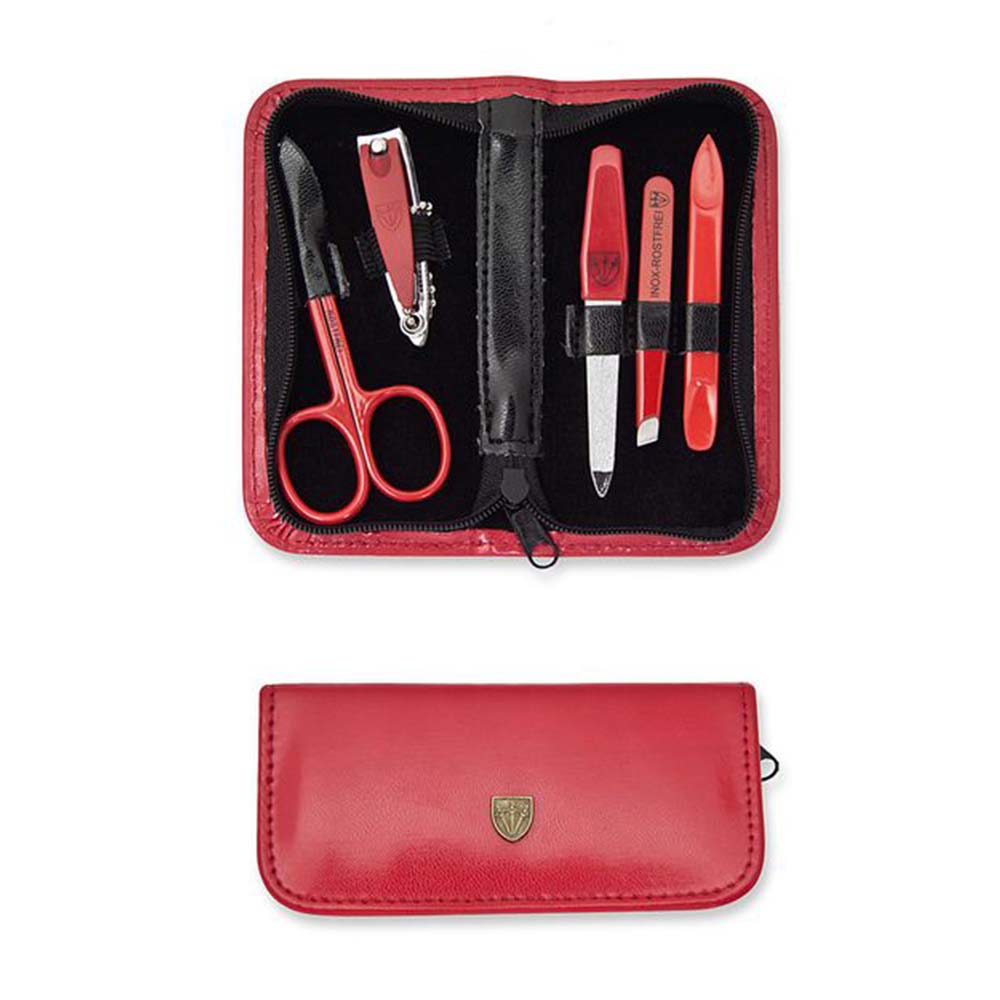 Kellermann 3 Swords Manicure Set Red BL 5214 MC RED