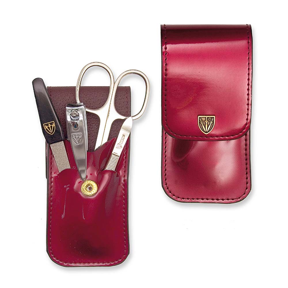 Kellermann 3 Swords Manicure Set Laquered Burgundy 5802 P N