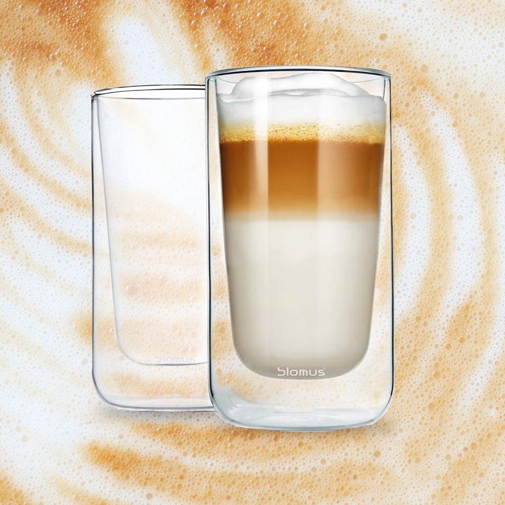 Blomus Nero Set 2 insulated Latte Macchiato / Tea Glasses