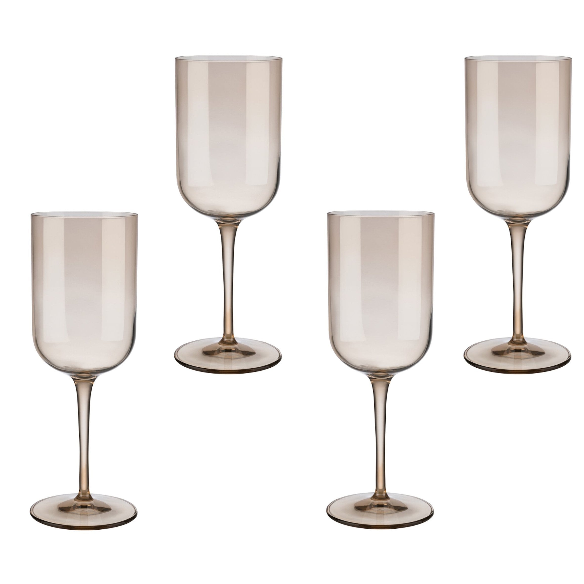 Blomus Red Wine Glasses Tinted in Golden-Beige Nomad Fuum Set of 4