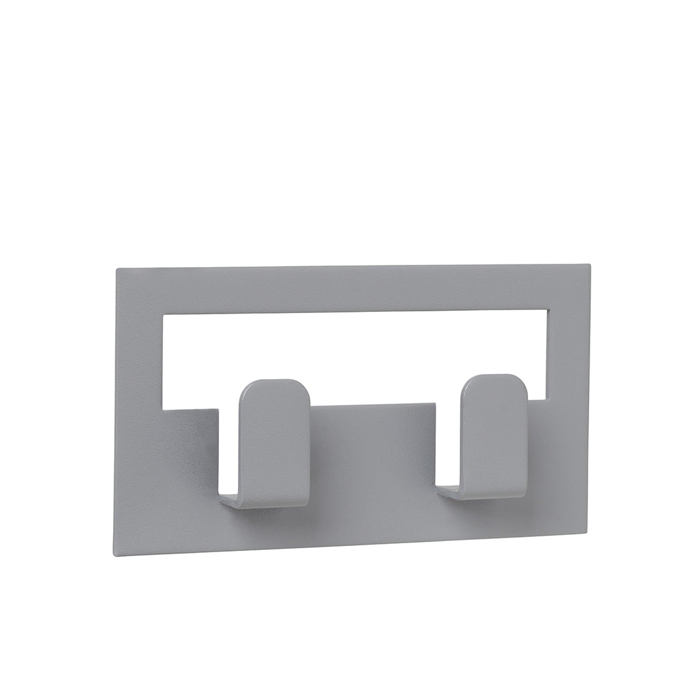 blomus Double Towel Hook in Sharkskin-Grey 110mm Large VINDO